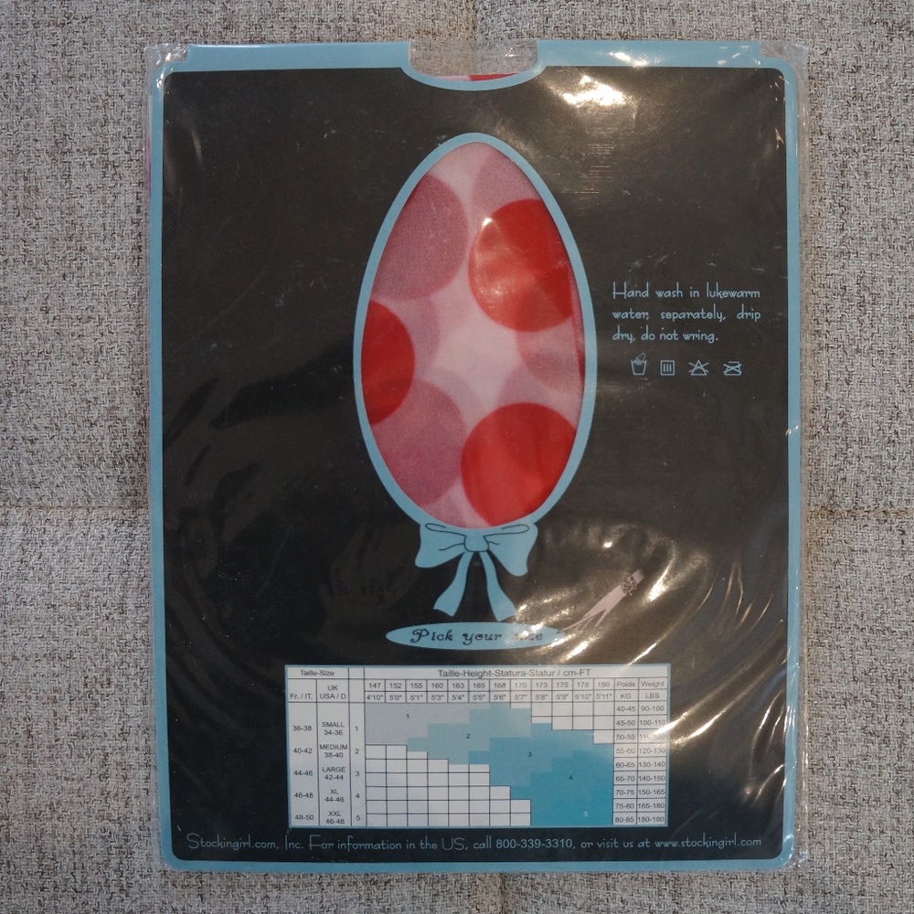 Stocking Girl - Sheer Printed Stockings